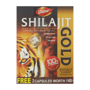 Dabur Shilajit Gold (Free 2 Capsules Worth ₹40)